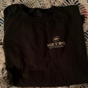 Heybo Outdoors Black Long Sleeve Kids Tee